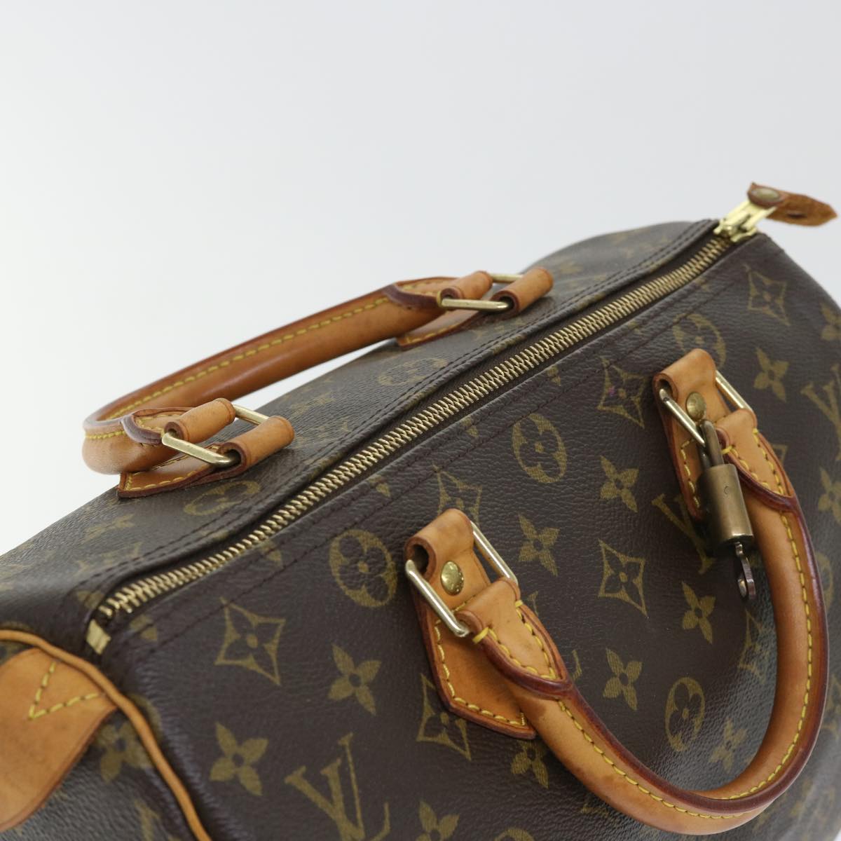 LOUIS VUITTON Monogram Speedy 30 Hand Bag M41526 LV 53968