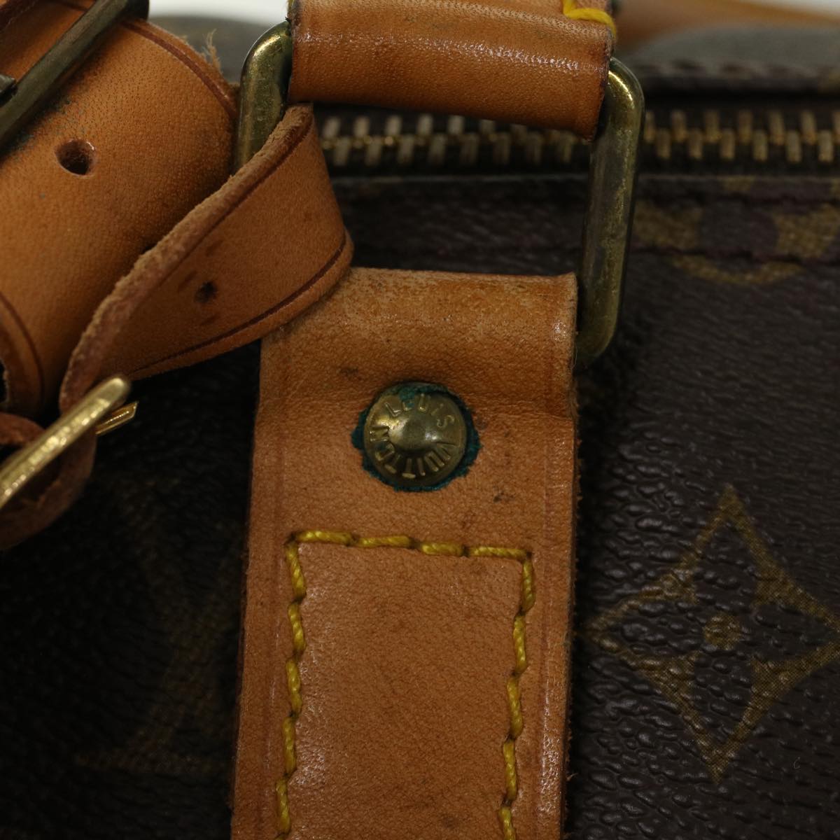 LOUIS VUITTON Monogram Keepall Bandouliere 55 Boston Bag M41414 LV 53978