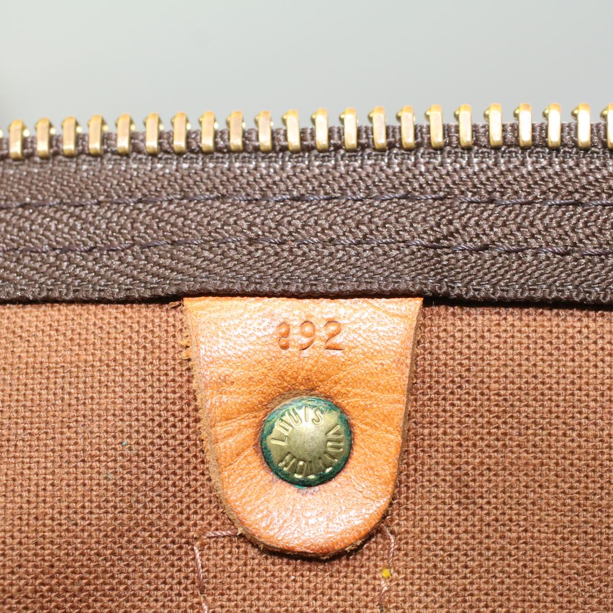 LOUIS VUITTON Monogram Keepall Bandouliere 55 Boston Bag M41414 LV 53978