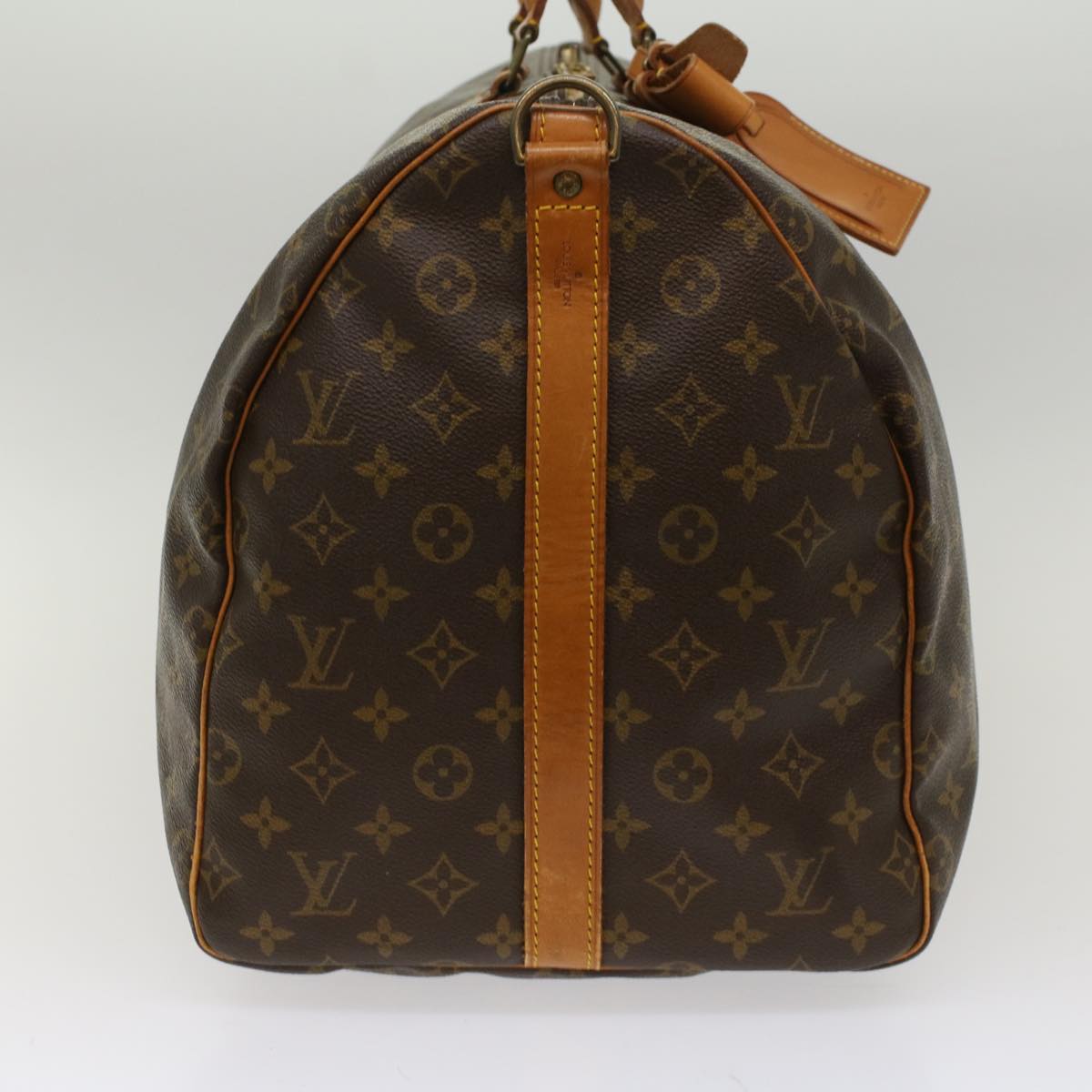 LOUIS VUITTON Monogram Keepall Bandouliere 55 Boston Bag M41414 LV 53978