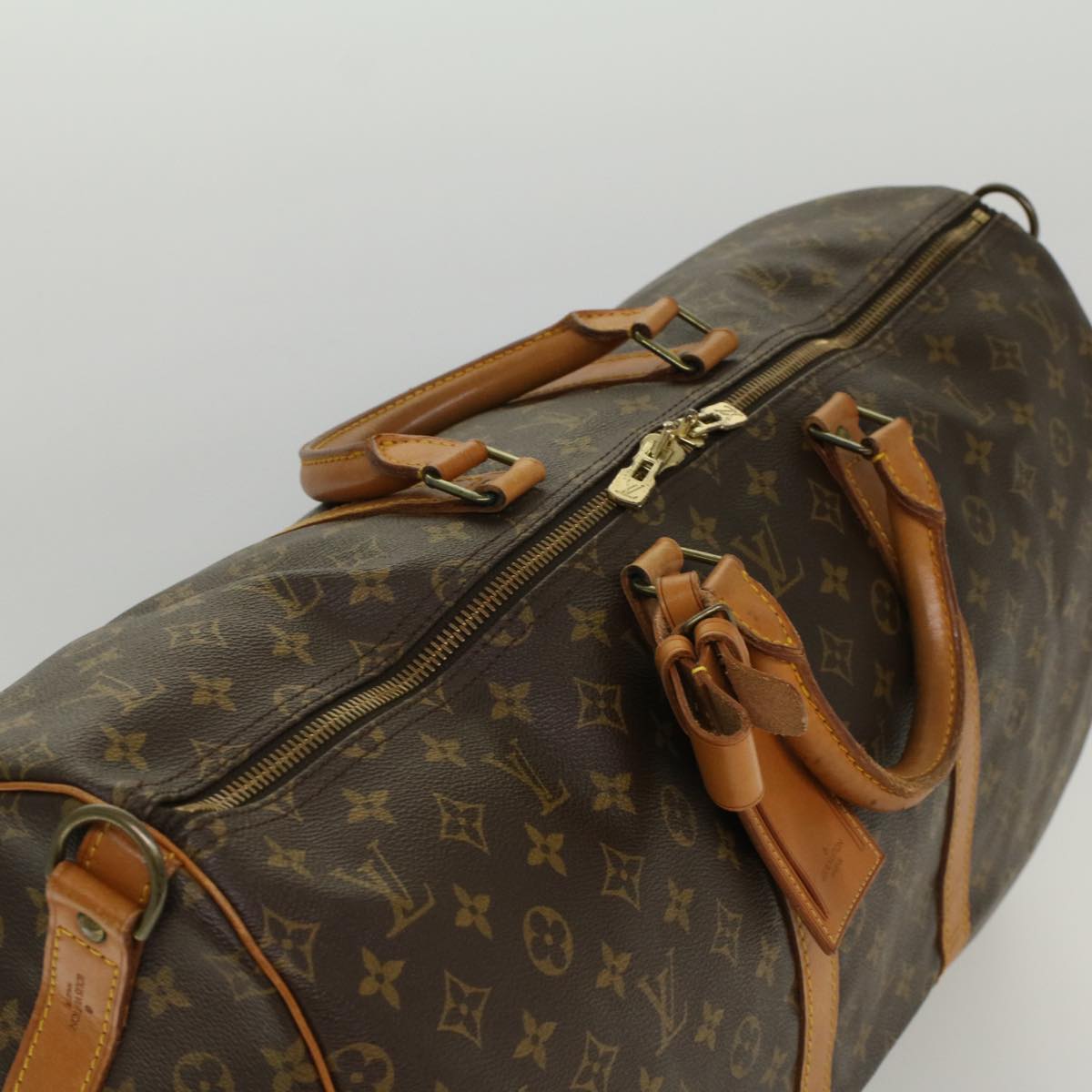 LOUIS VUITTON Monogram Keepall Bandouliere 55 Boston Bag M41414 LV 53978