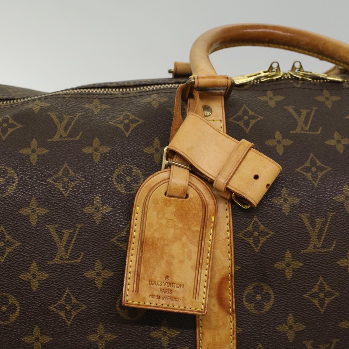 LOUIS VUITTON Monogram Keepall Bandouliere 55 Boston Bag M41414 LV 53979