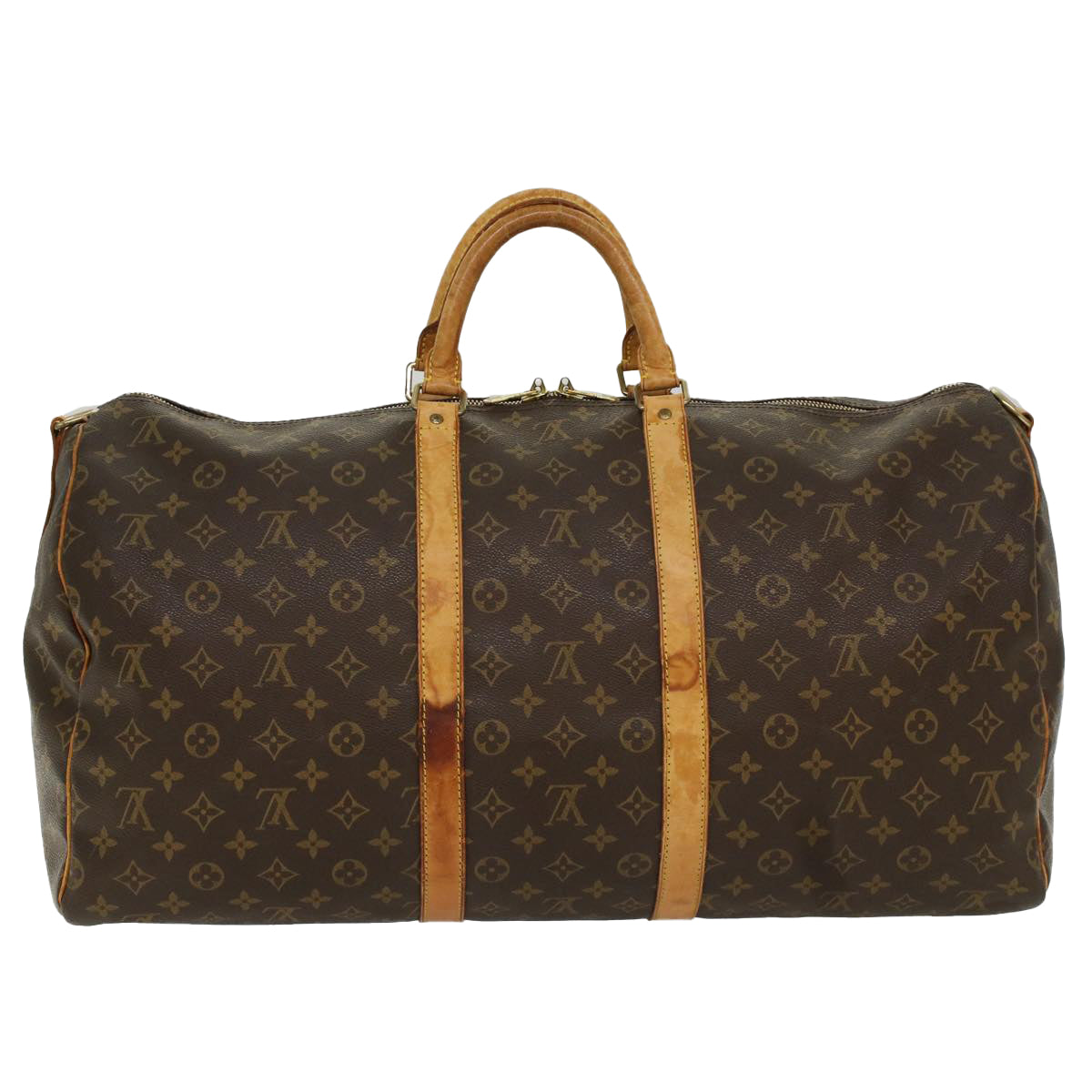 LOUIS VUITTON Monogram Keepall Bandouliere 55 Boston Bag M41414 LV 53979