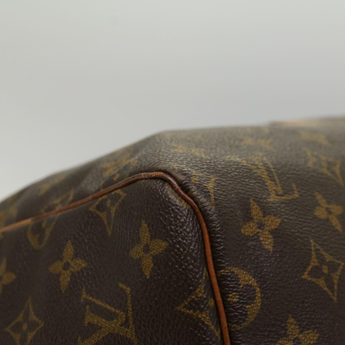 LOUIS VUITTON Monogram Keepall 55 Boston Bag M41424 LV 53981