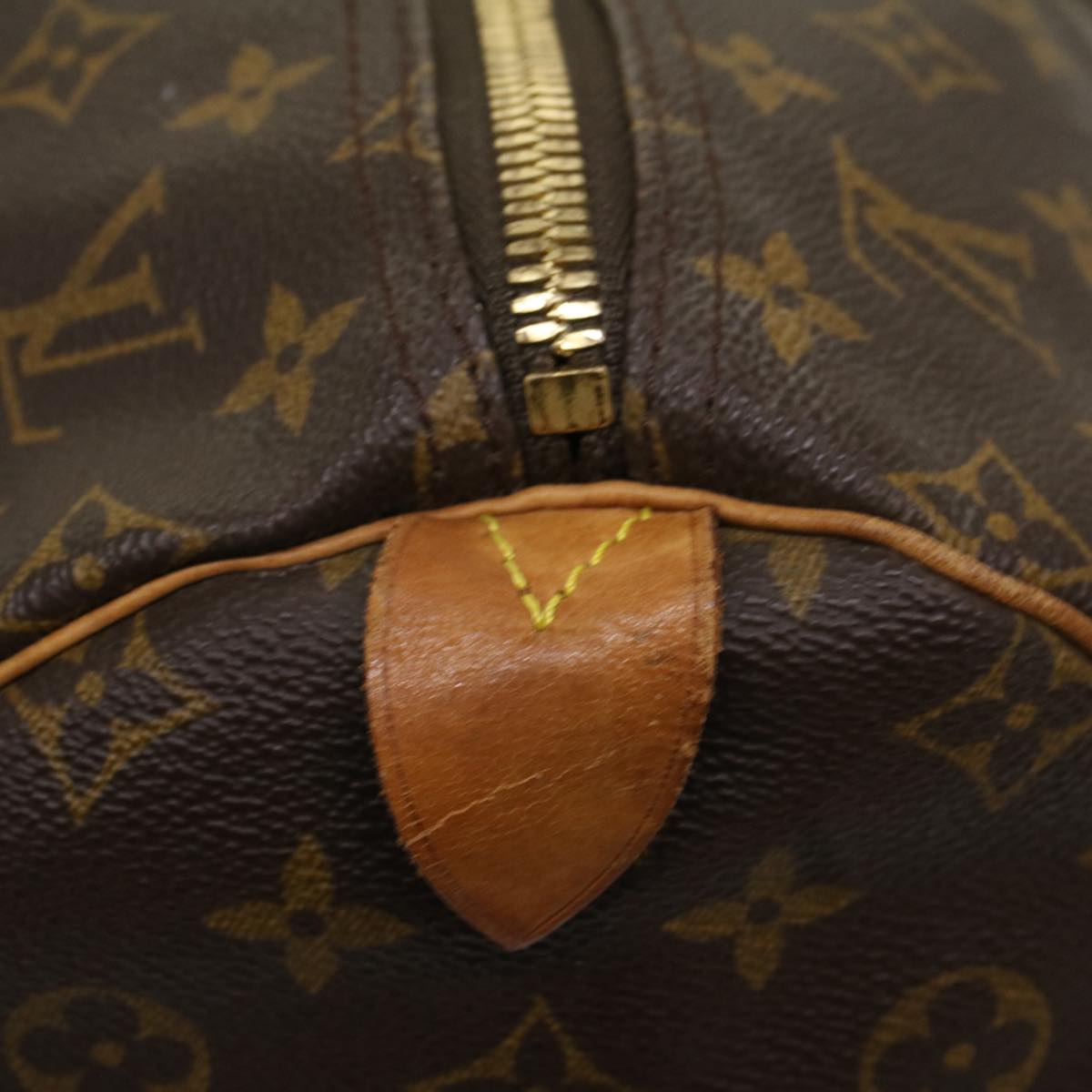 LOUIS VUITTON Monogram Keepall 55 Boston Bag M41424 LV 53981
