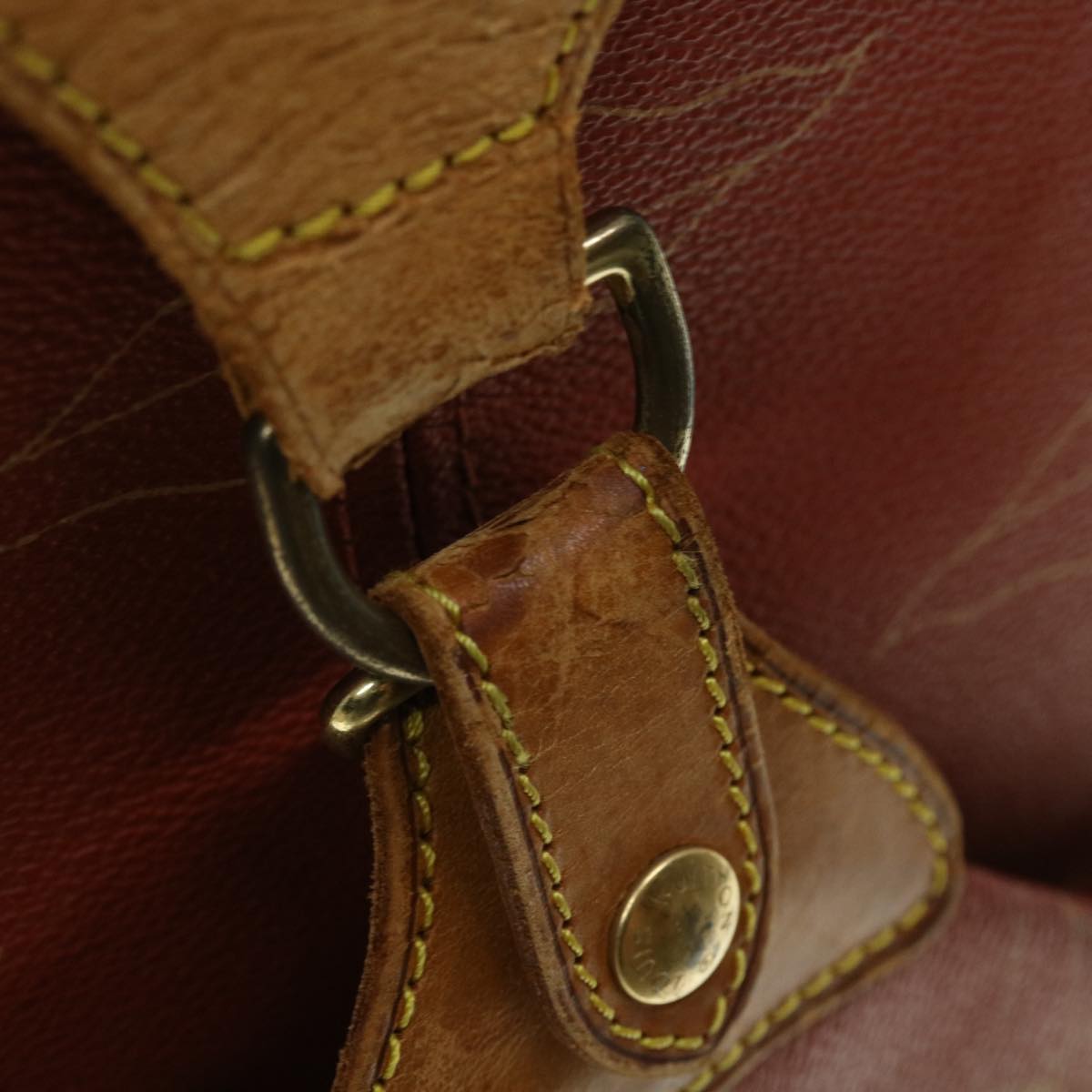 LOUIS VUITTON LV Cup Kabul Boston Bag Red M80020 LV 53983