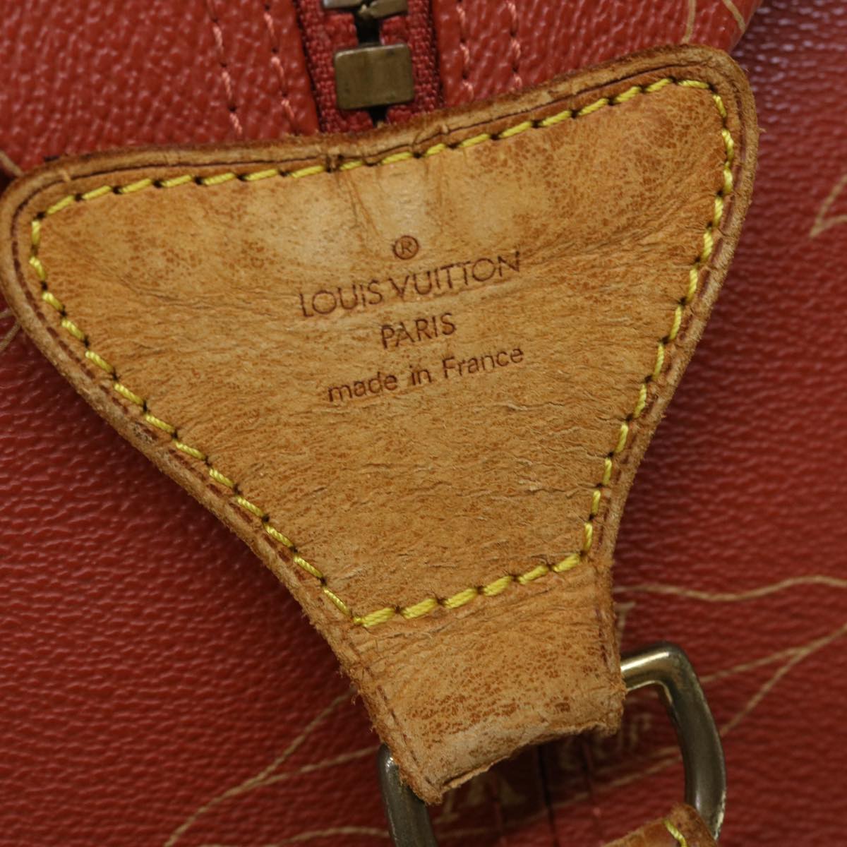 LOUIS VUITTON LV Cup Kabul Boston Bag Red M80020 LV 53983