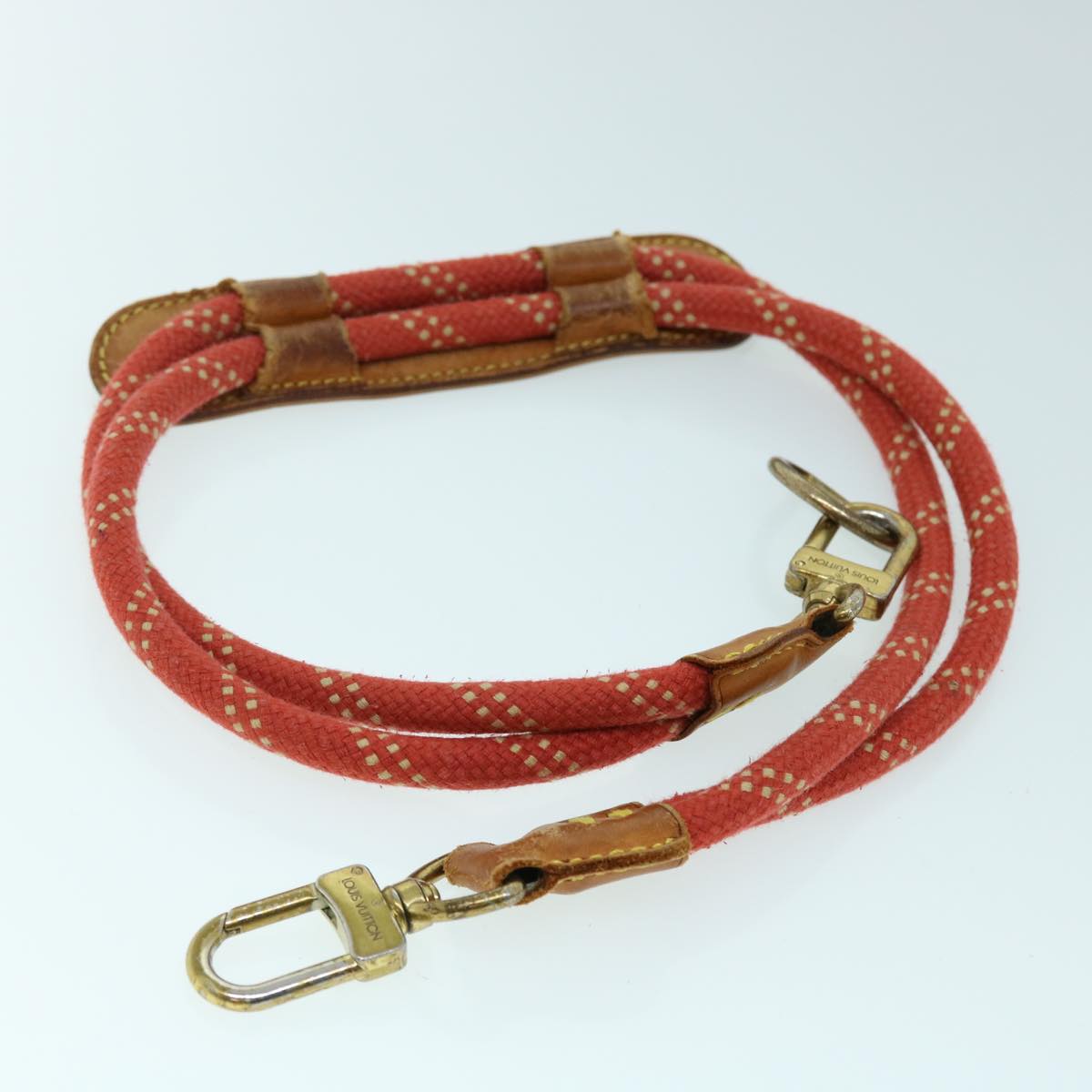LOUIS VUITTON LV Cup Kabul Boston Bag Red M80020 LV 53983