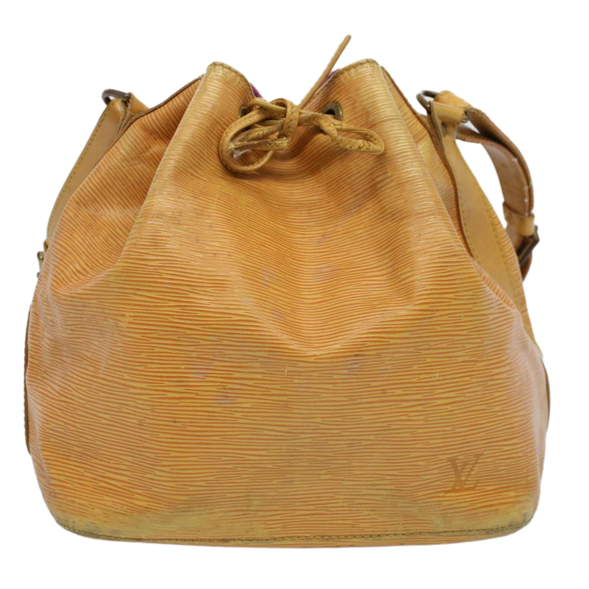 LOUIS VUITTON Epi Petit Noe Shoulder Bag Tassili Yellow M44109 LV 53985
