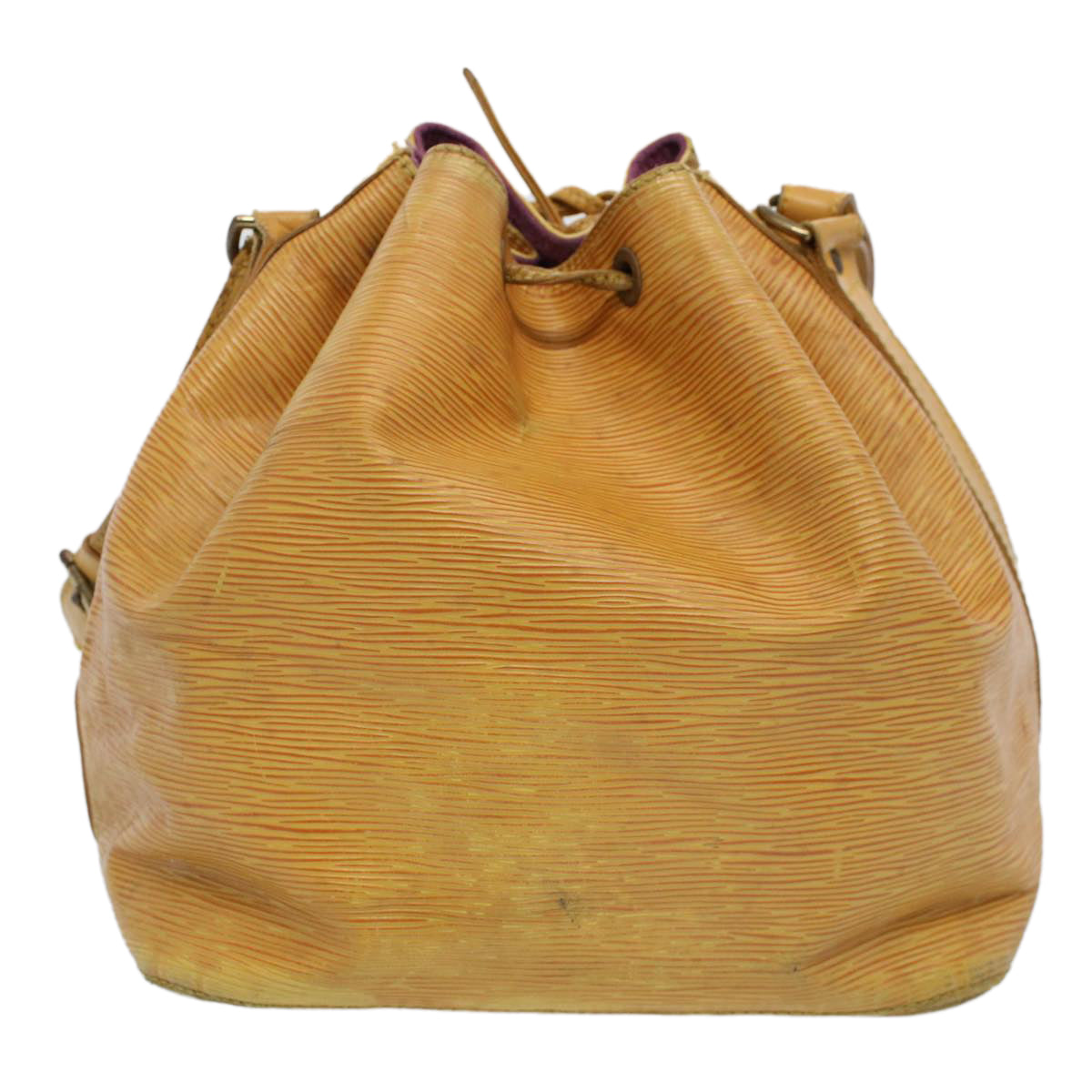 LOUIS VUITTON Epi Petit Noe Shoulder Bag Tassili Yellow M44109 LV 53985