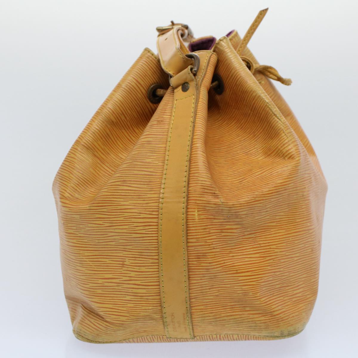 LOUIS VUITTON Epi Petit Noe Shoulder Bag Tassili Yellow M44109 LV 53985