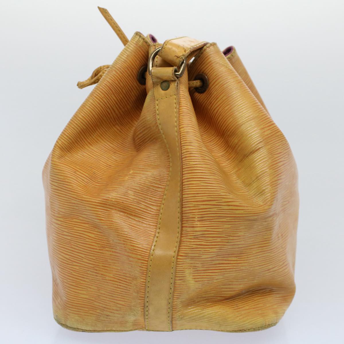 LOUIS VUITTON Epi Petit Noe Shoulder Bag Tassili Yellow M44109 LV 53985