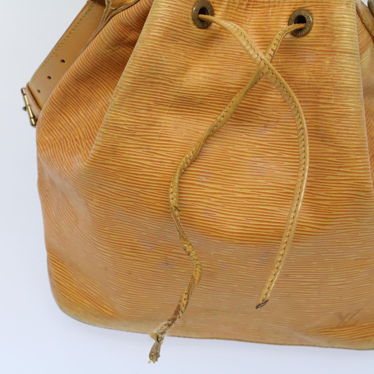 LOUIS VUITTON Epi Petit Noe Shoulder Bag Tassili Yellow M44109 LV 53985
