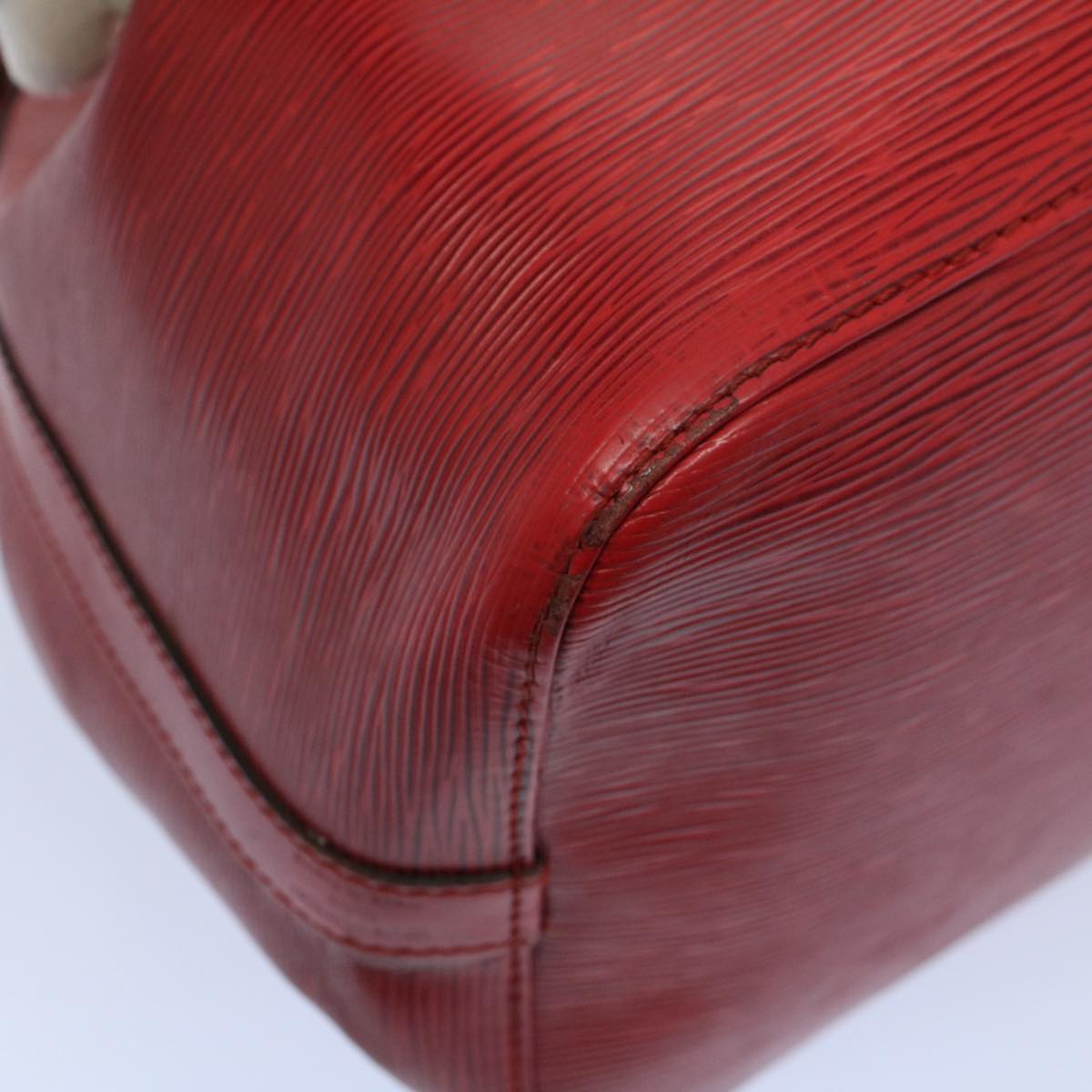LOUIS VUITTON Epi Petit Noe Shoulder Bag Red M44107 LV 53986