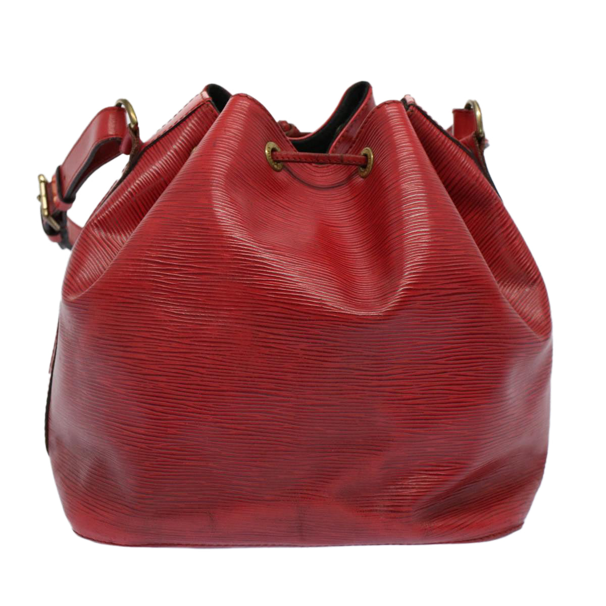 LOUIS VUITTON Epi Petit Noe Shoulder Bag Red M44107 LV 53986
