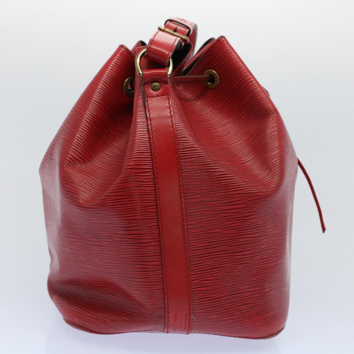 LOUIS VUITTON Epi Petit Noe Shoulder Bag Red M44107 LV 53986