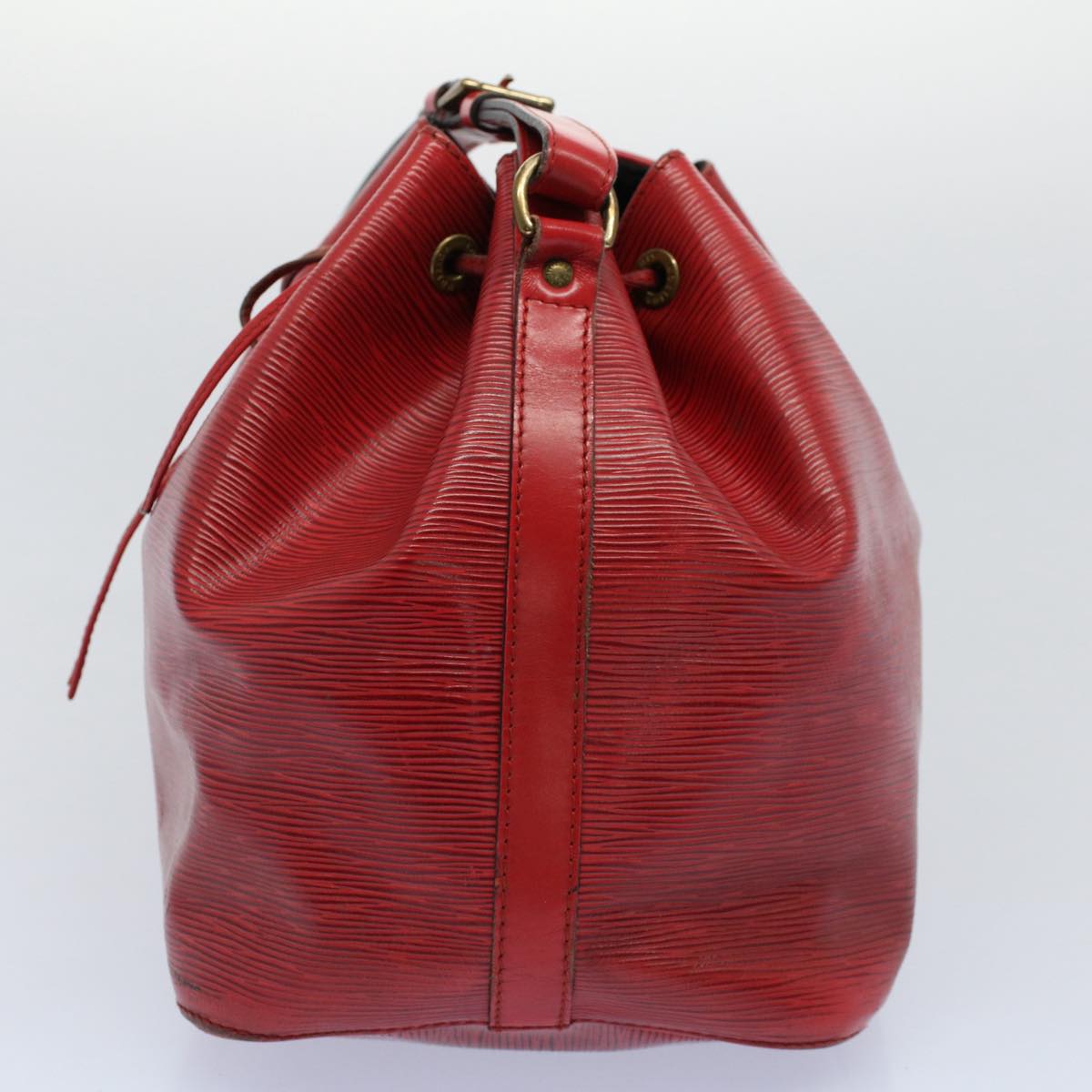 LOUIS VUITTON Epi Petit Noe Shoulder Bag Red M44107 LV 53986