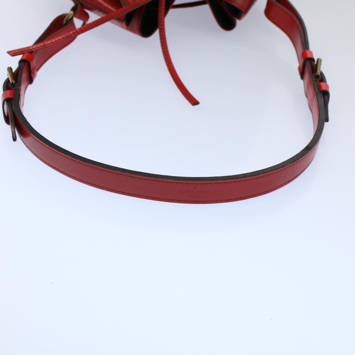 LOUIS VUITTON Epi Petit Noe Shoulder Bag Red M44107 LV 53986