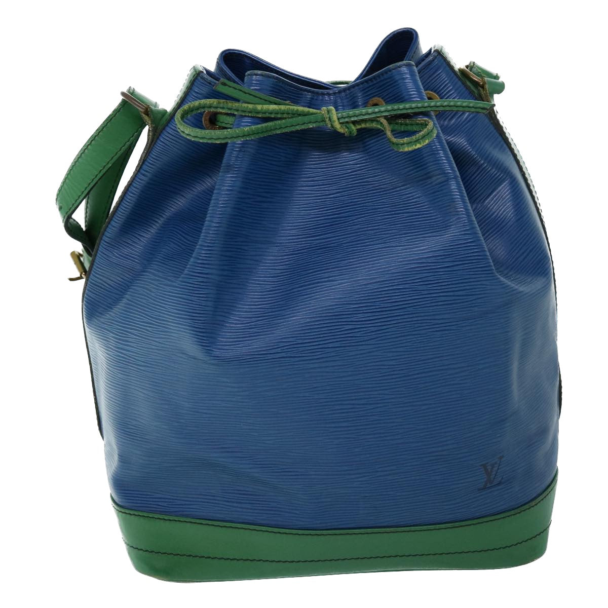 LOUIS VUITTON Epi Tricolor Noe Shoulder Bag Green Blue M44044 LV 53987