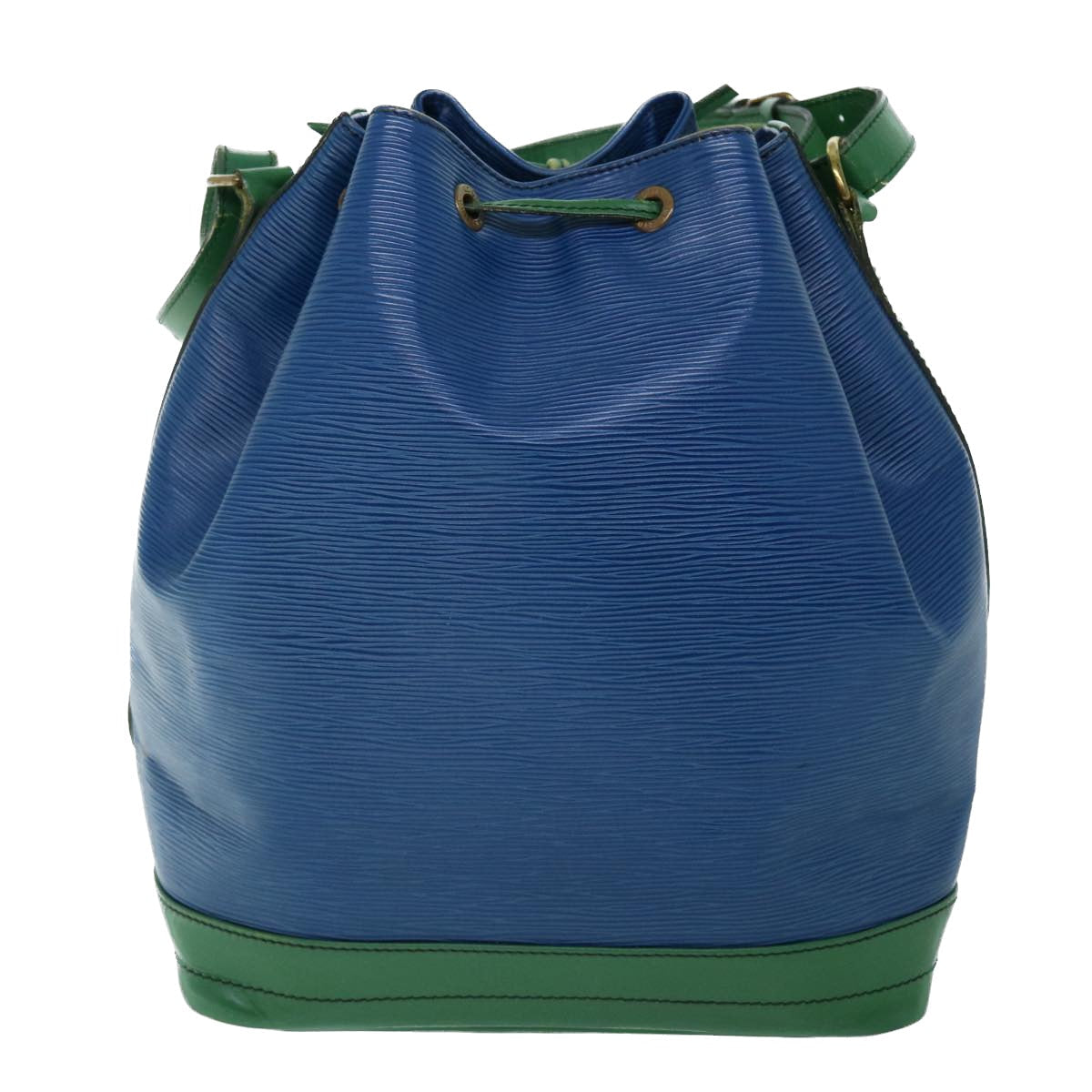 LOUIS VUITTON Epi Tricolor Noe Shoulder Bag Green Blue M44044 LV 53987
