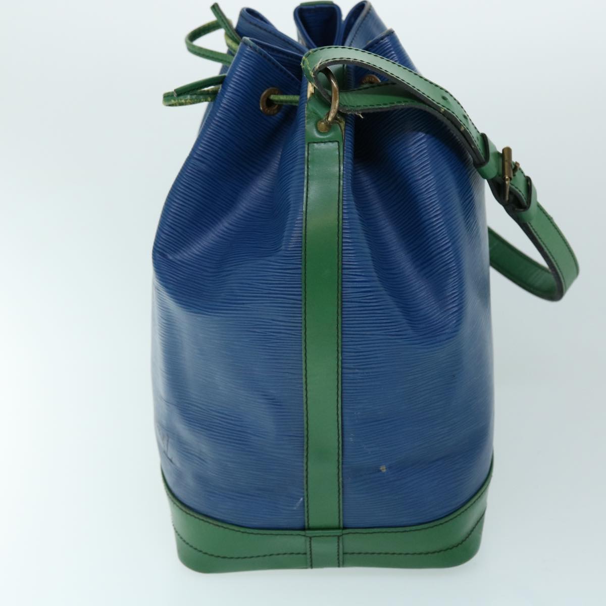 LOUIS VUITTON Epi Tricolor Noe Shoulder Bag Green Blue M44044 LV 53987