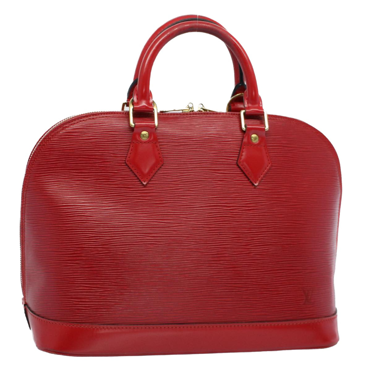 LOUIS VUITTON Epi Alma Hand Bag Castilian Red M52147 LV 53991