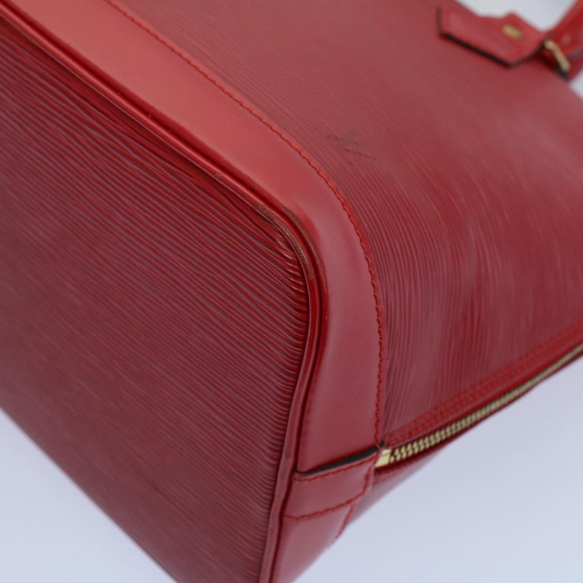 LOUIS VUITTON Epi Alma Hand Bag Castilian Red M52147 LV 53991