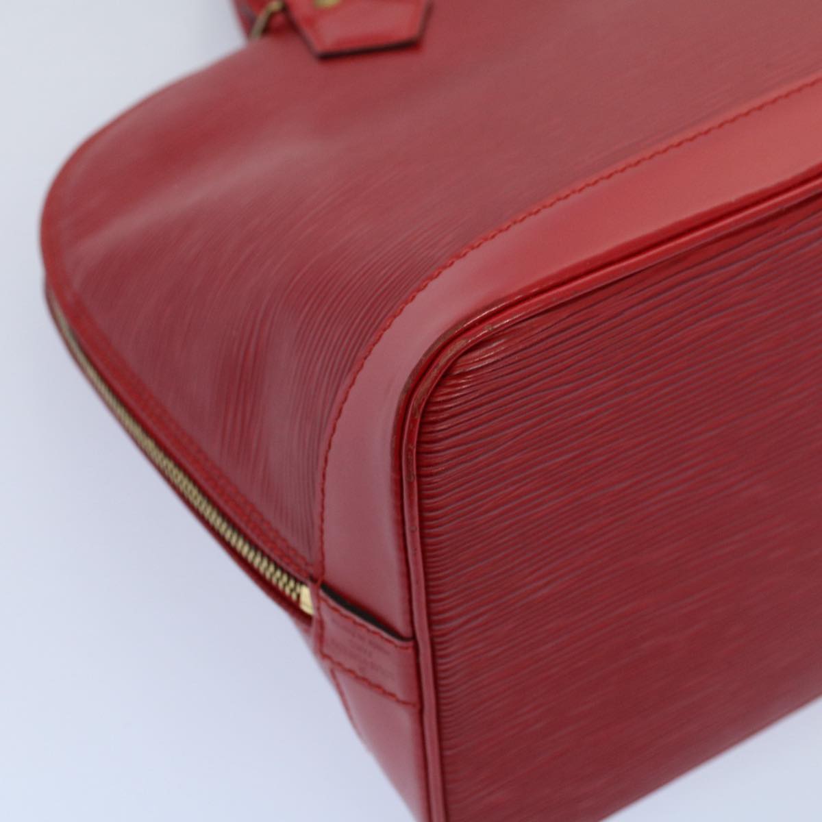 LOUIS VUITTON Epi Alma Hand Bag Castilian Red M52147 LV 53991