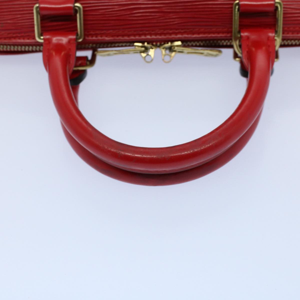LOUIS VUITTON Epi Alma Hand Bag Castilian Red M52147 LV 53991