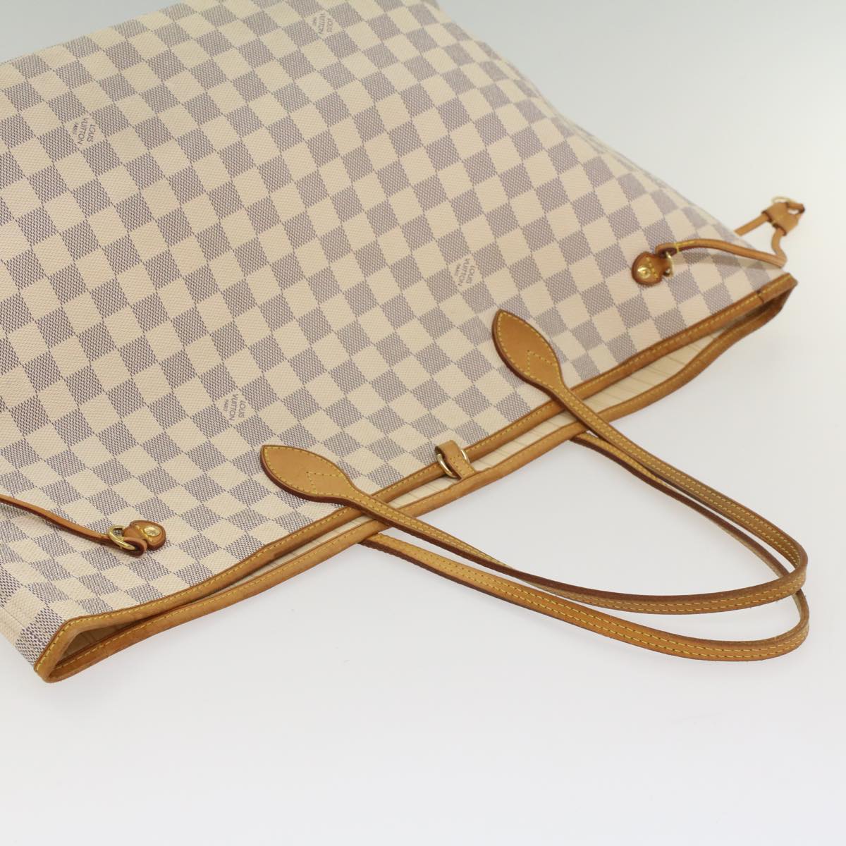 LOUIS VUITTON Damier Azur Neverfull GM Tote Bag N41360 LV 53994