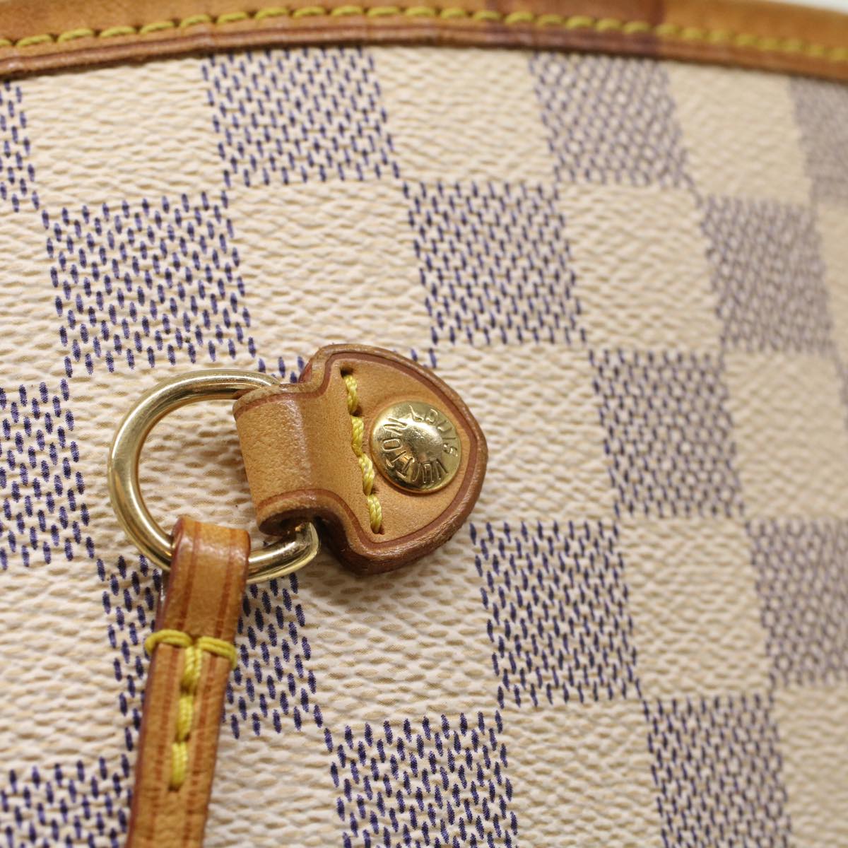 LOUIS VUITTON Damier Azur Neverfull GM Tote Bag N41360 LV 53994