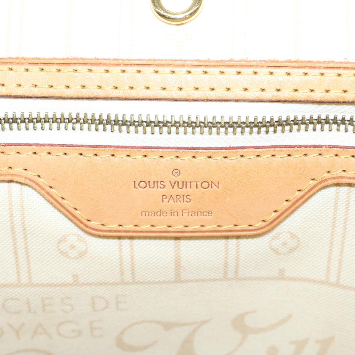 LOUIS VUITTON Damier Azur Neverfull GM Tote Bag N41360 LV 53994