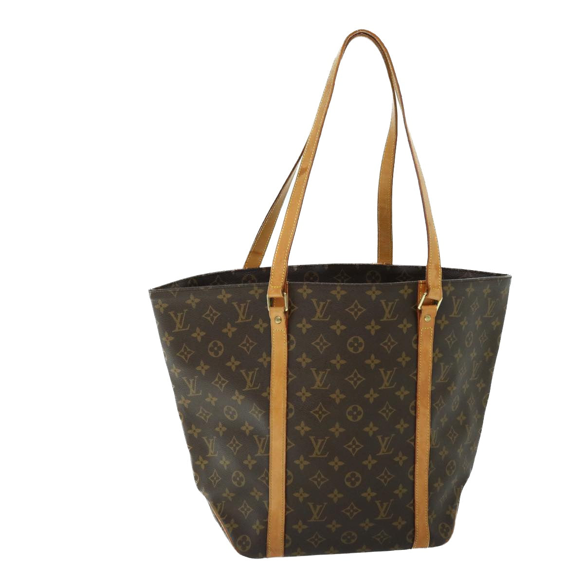 LOUIS VUITTON Monogram Sac Shopping Tote Bag M51108 LV 53995