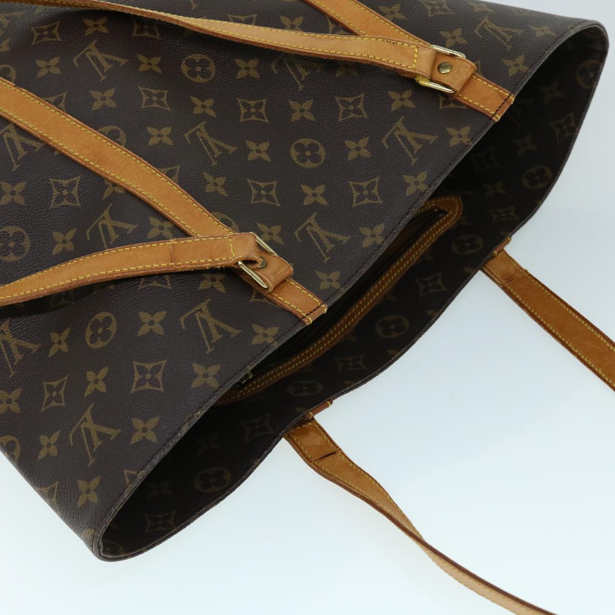 LOUIS VUITTON Monogram Sac Shopping Tote Bag M51108 LV 53996
