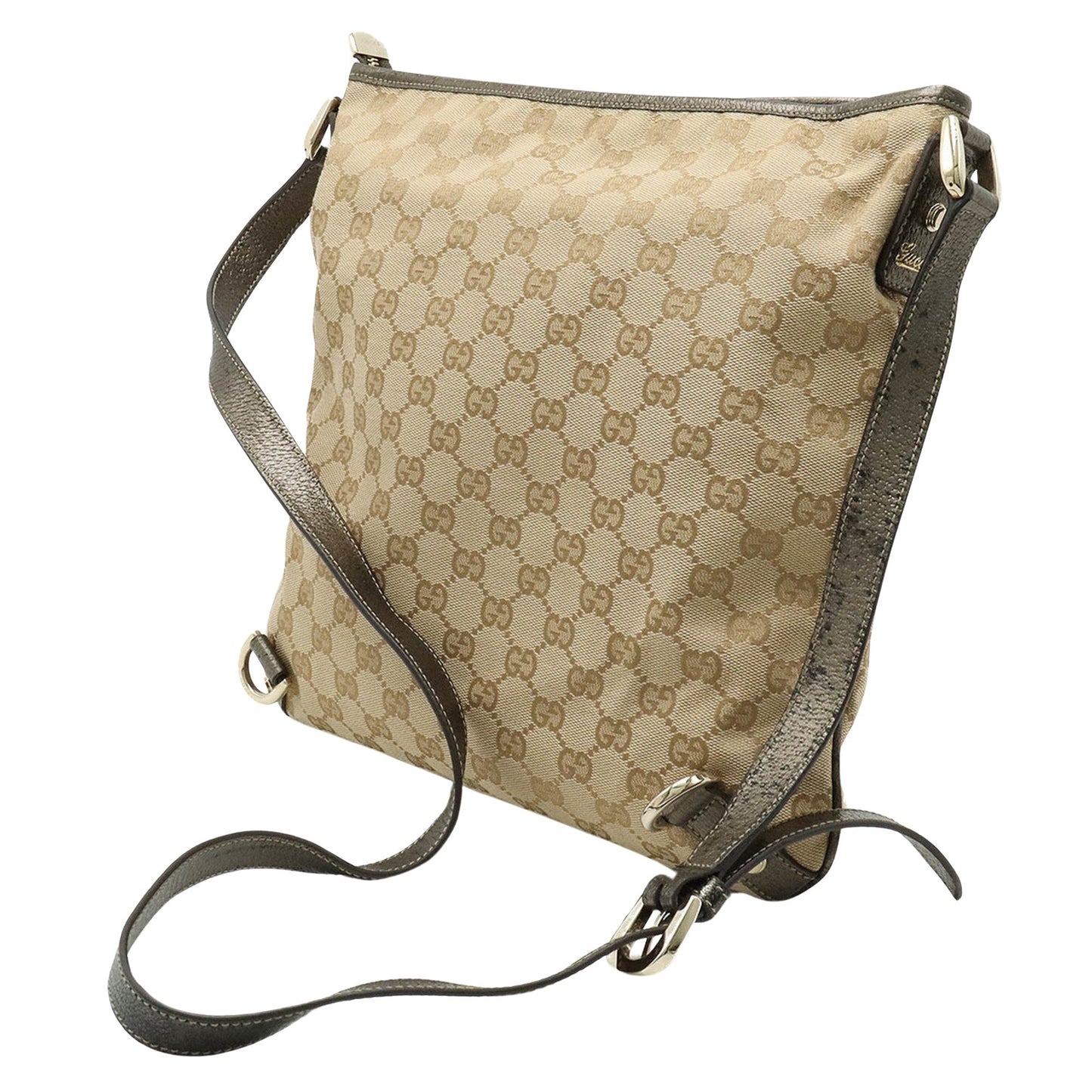Luxury Gucci Trending 2025 Gg Canvas  Canvas Shoulder Bag ()