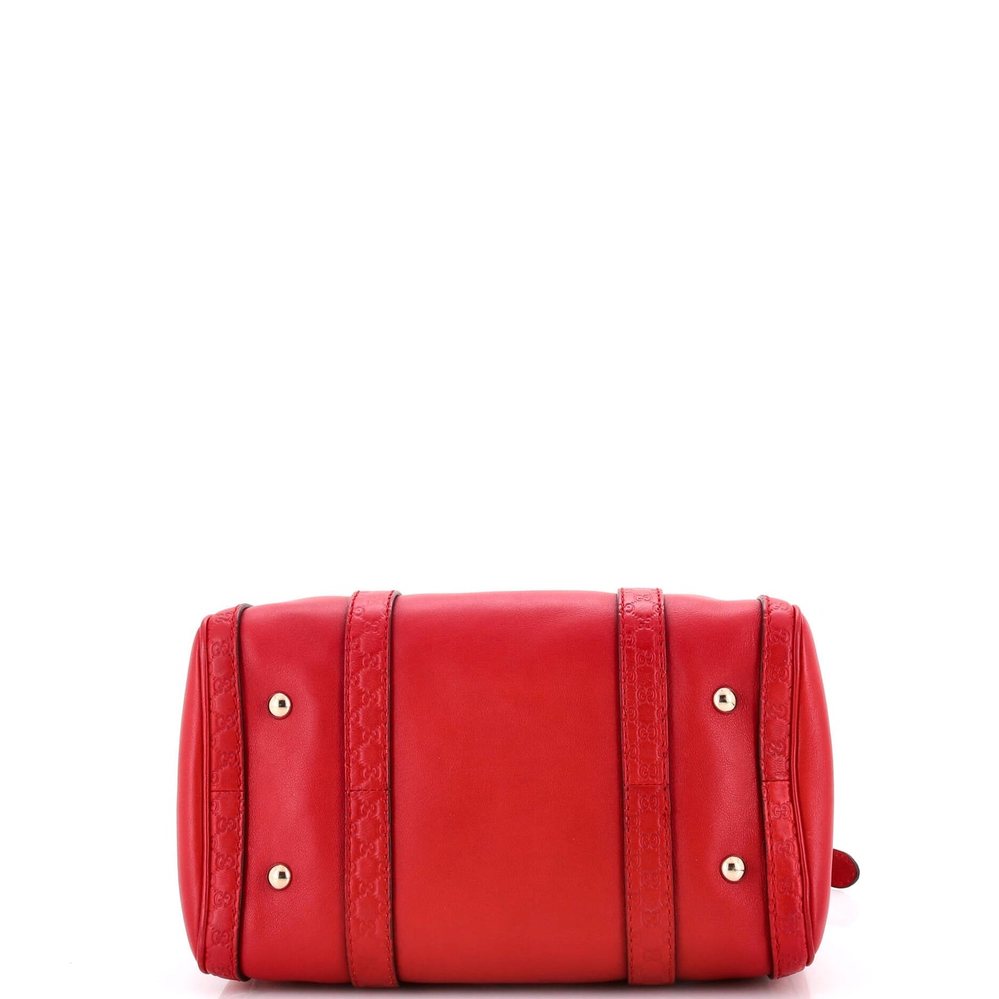 Joy Boston Bag Leather with Microguccissima Detail Small