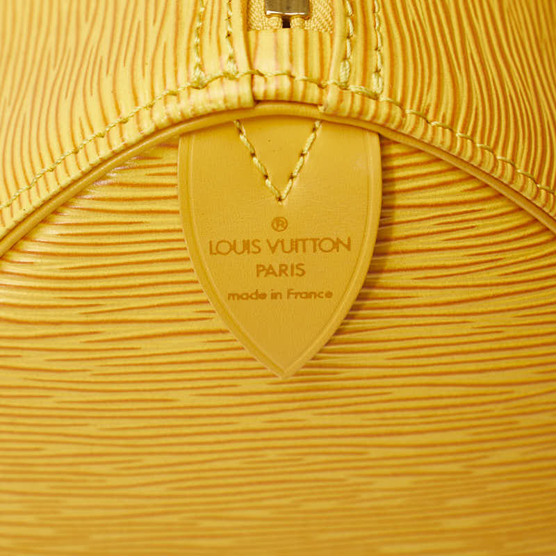 Louis Vuitton Epi Speedy 25 Handbag M43019 Tasili Yellow Leather  Louis Vuitton