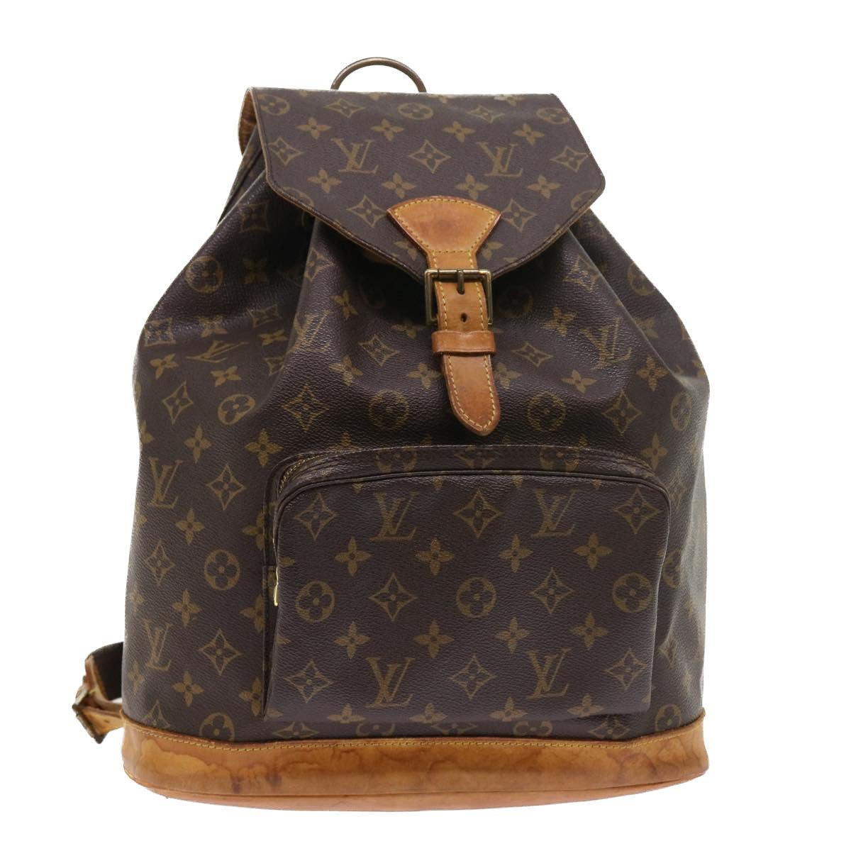 LOUIS VUITTON Monogram Montsouris GM Backpack M51135 LV 54000