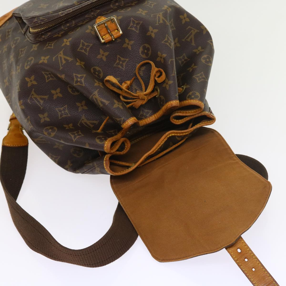 LOUIS VUITTON Monogram Montsouris GM Backpack M51135 LV 54000