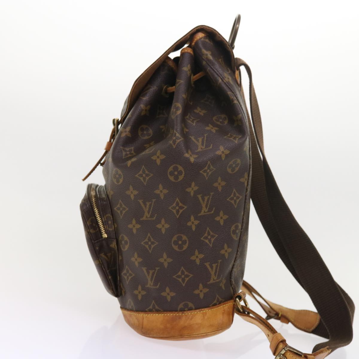 LOUIS VUITTON Monogram Montsouris GM Backpack M51135 LV 54000