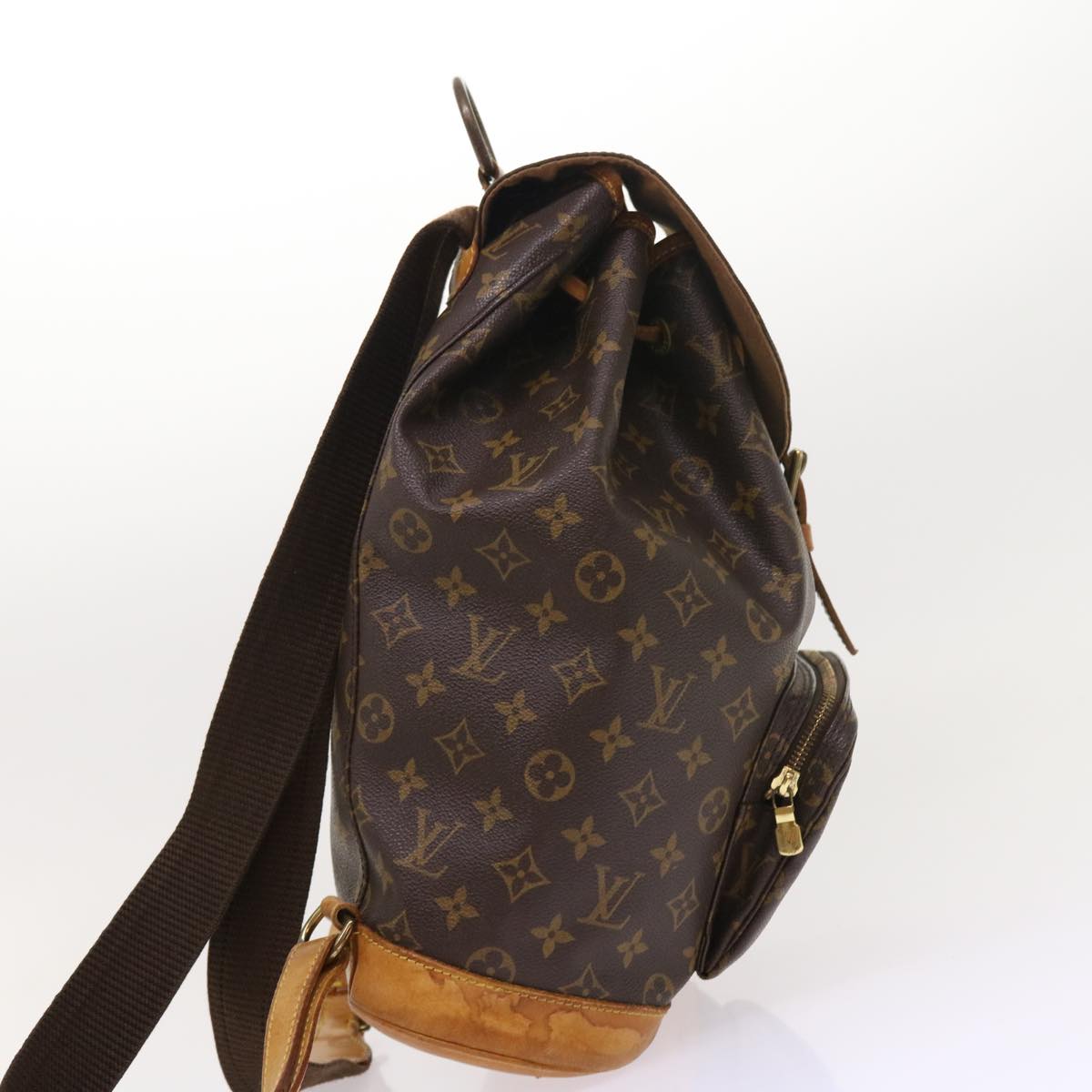 LOUIS VUITTON Monogram Montsouris GM Backpack M51135 LV 54000