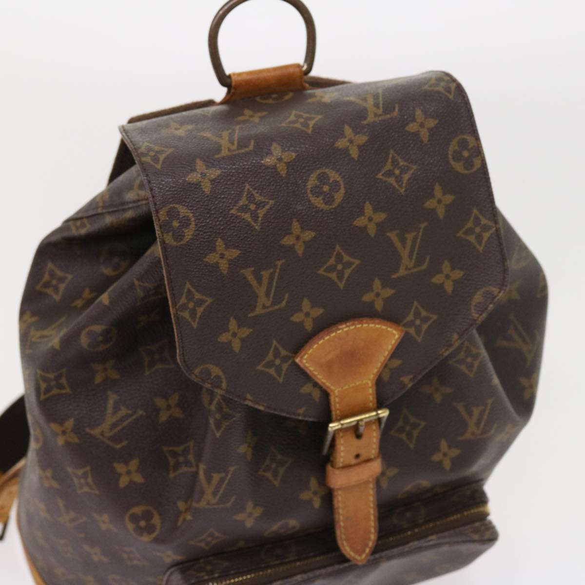 LOUIS VUITTON Monogram Montsouris GM Backpack M51135 LV 54000