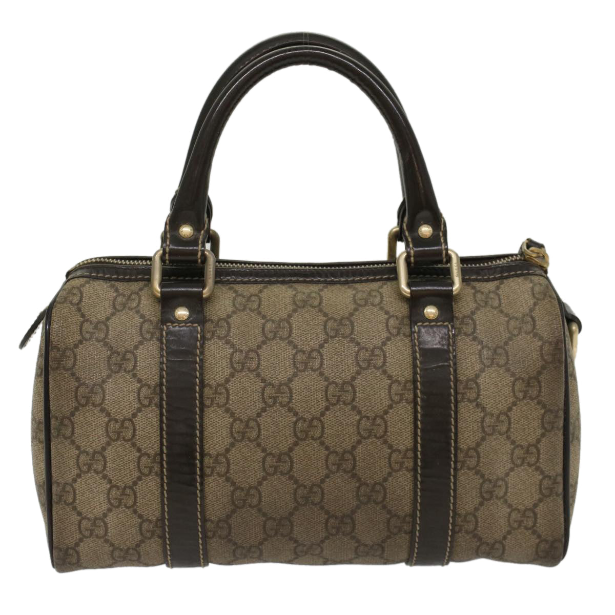 Luxury Gucci GG Supreme Hand Bag PVC Leather Beige 193604  54006