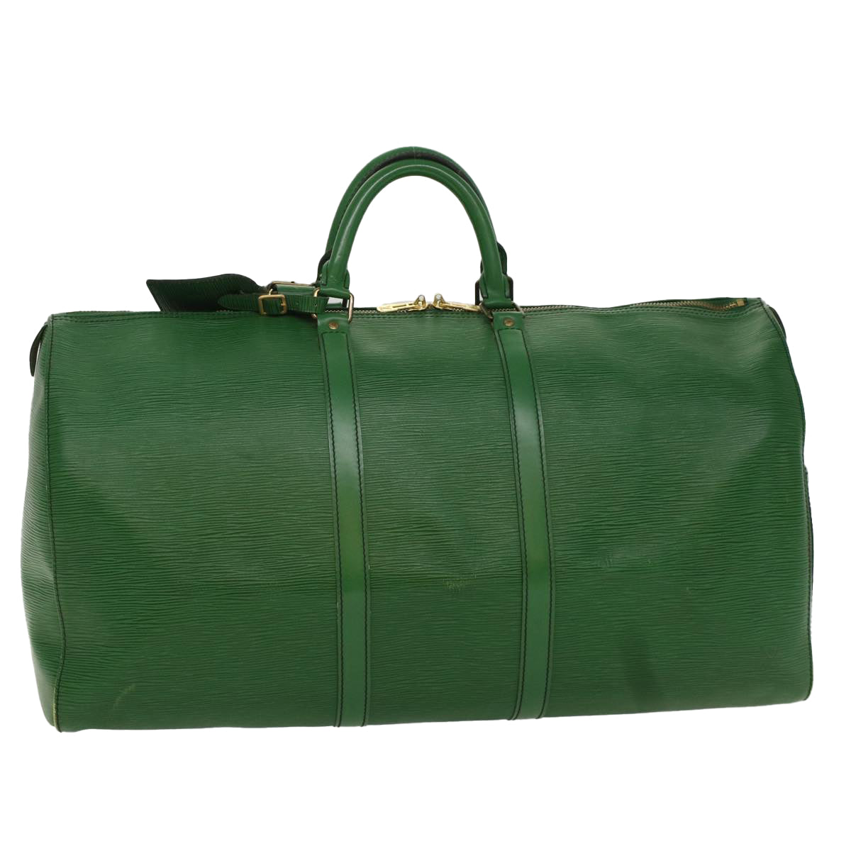 LOUIS VUITTON Epi Keepall 55 Boston Bag Green M42954 LV 54047