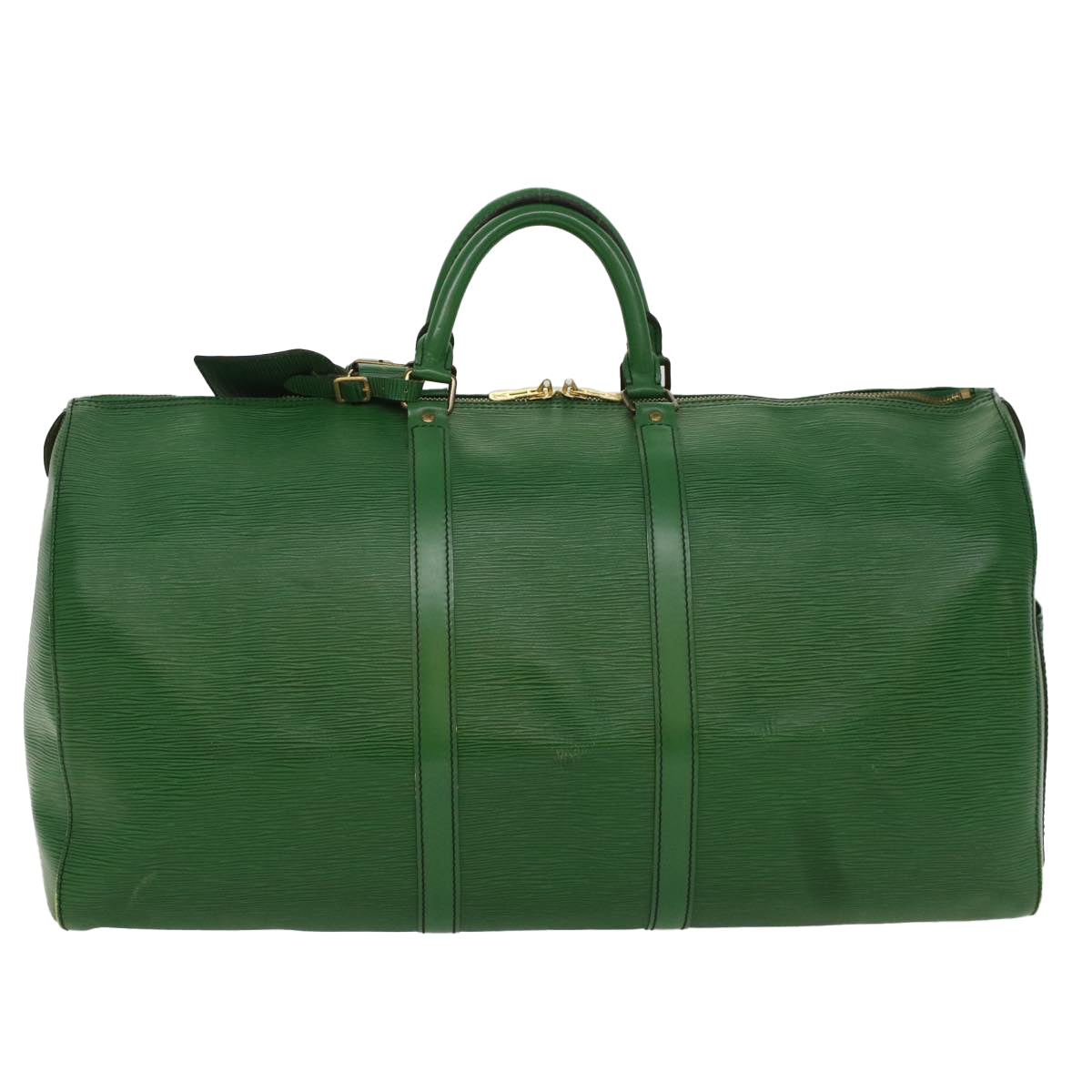 LOUIS VUITTON Epi Keepall 55 Boston Bag Green M42954 LV 54047
