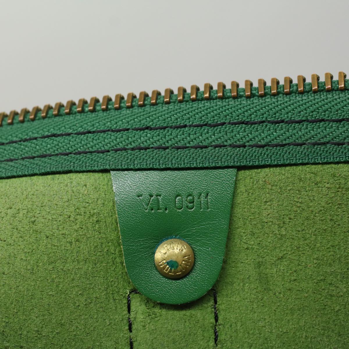 LOUIS VUITTON Epi Keepall 55 Boston Bag Green M42954 LV 54047
