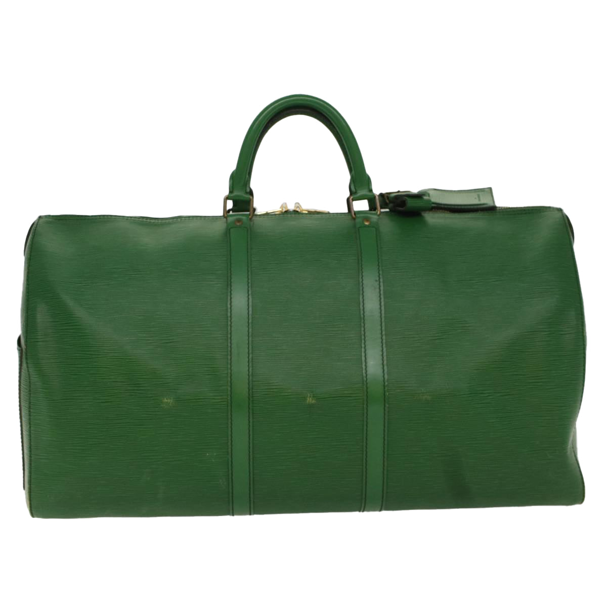 LOUIS VUITTON Epi Keepall 55 Boston Bag Green M42954 LV 54047