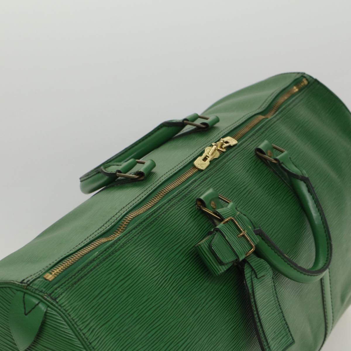 LOUIS VUITTON Epi Keepall 55 Boston Bag Green M42954 LV 54047