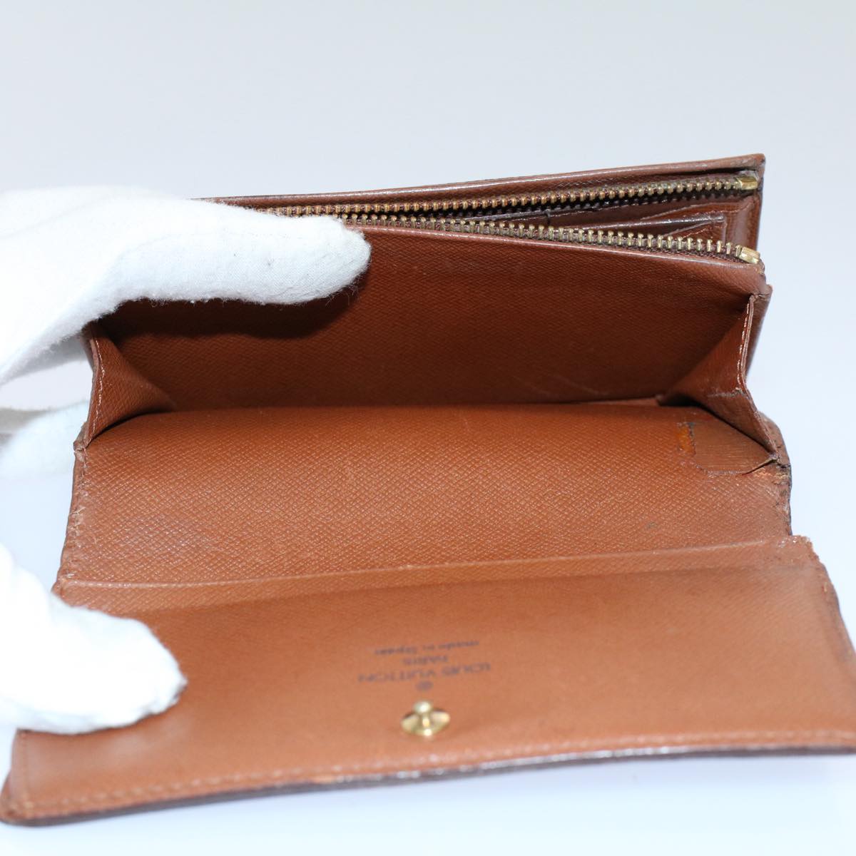 LOUIS VUITTON Monogram Epi Wallet 10set Red LV 54091