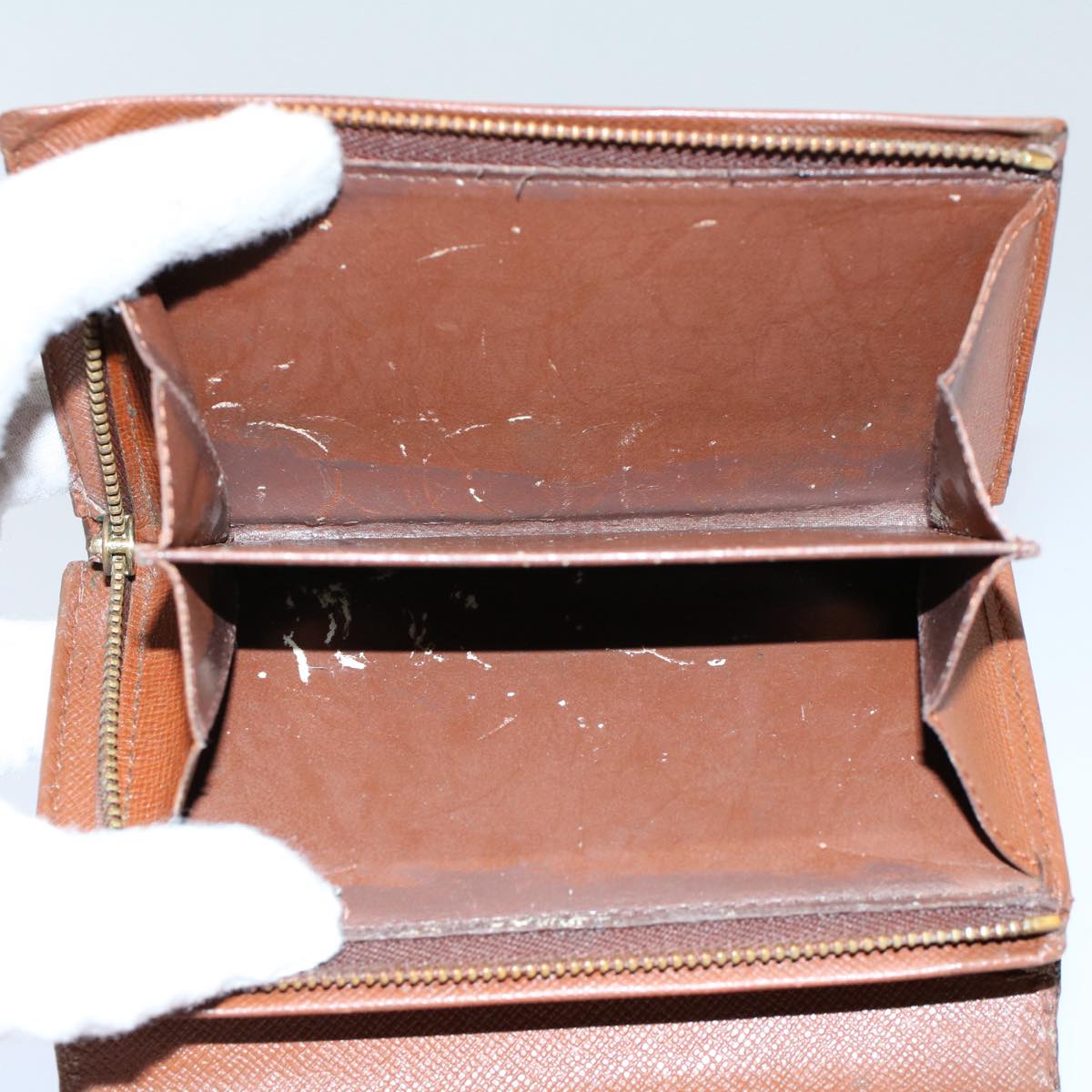 LOUIS VUITTON Monogram Epi Wallet 10set Red LV 54091